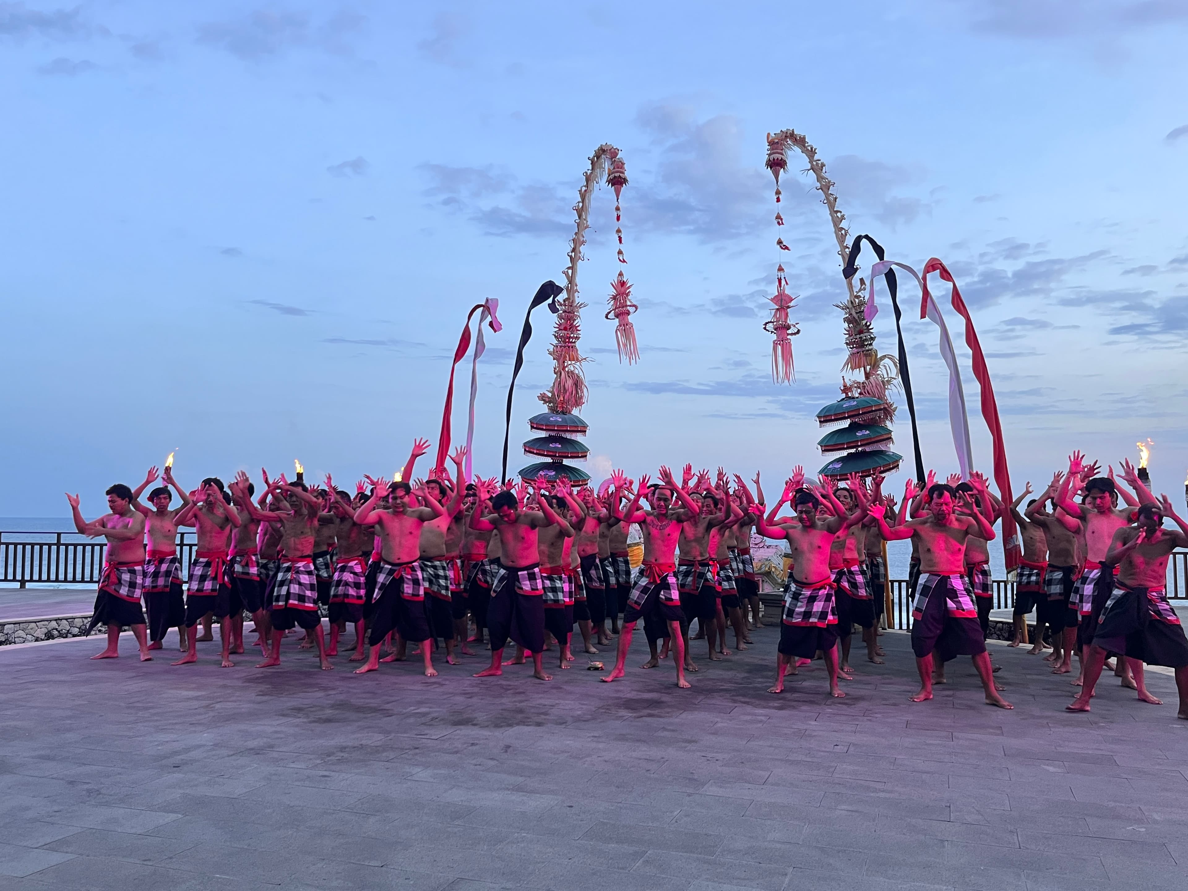 Kecak fire dance cultural performance Bali Indonesia