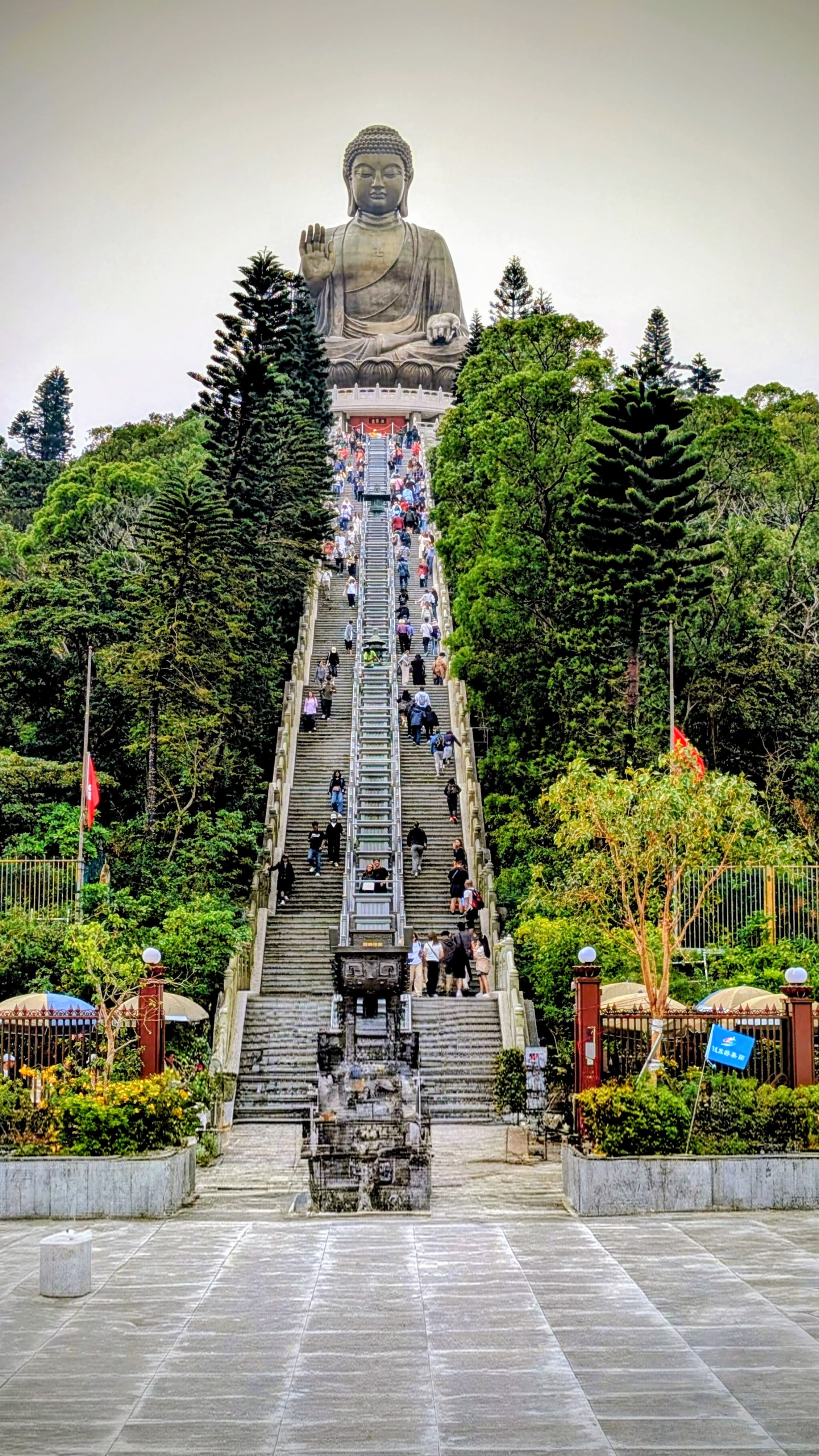 Tian Tan Buddha with cable car approach