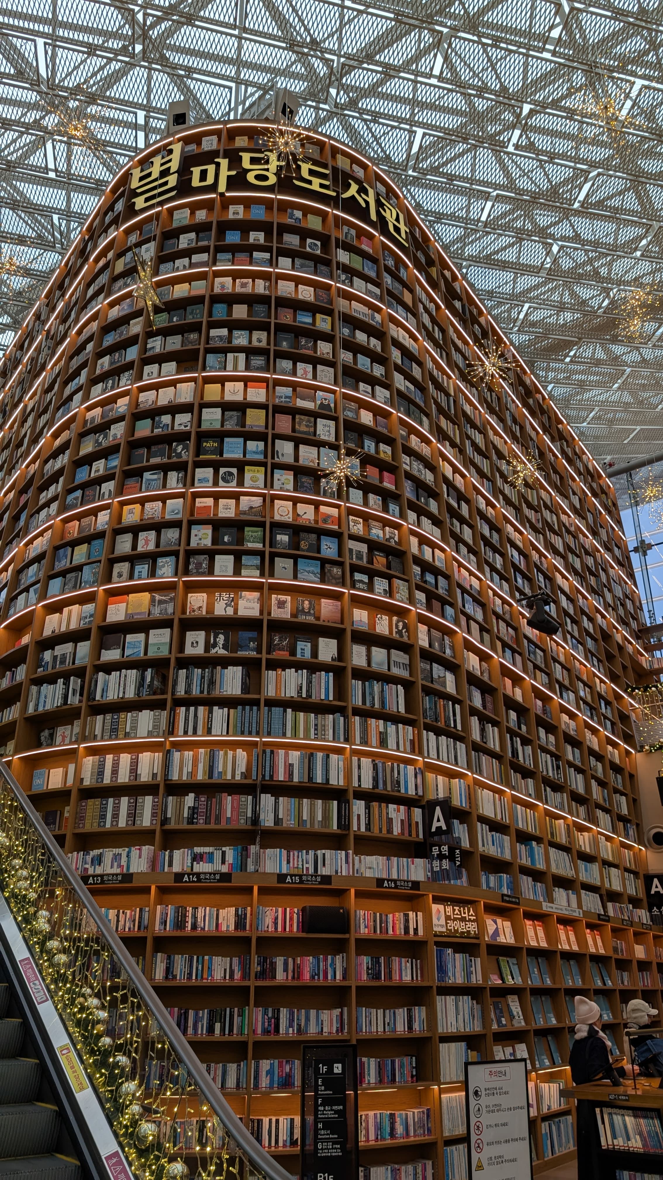 Modern Seoul and Starfield Library